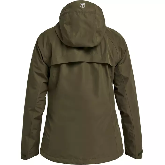 Tenson Westing dame regnjakke, Olivengrøn, large image number 2