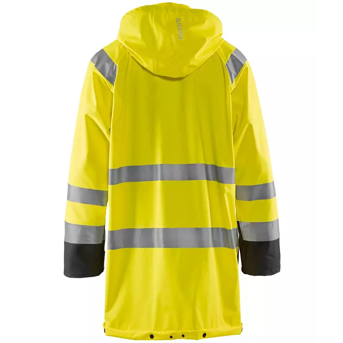 Blåkläder raincoat, Hi-vis Yellow/Black, large image number 1
