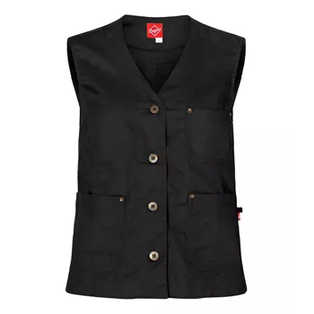 Segers 6014 women's server waistcoat, Black