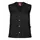 Segers 6014 women's server waistcoat, Black, Black, swatch