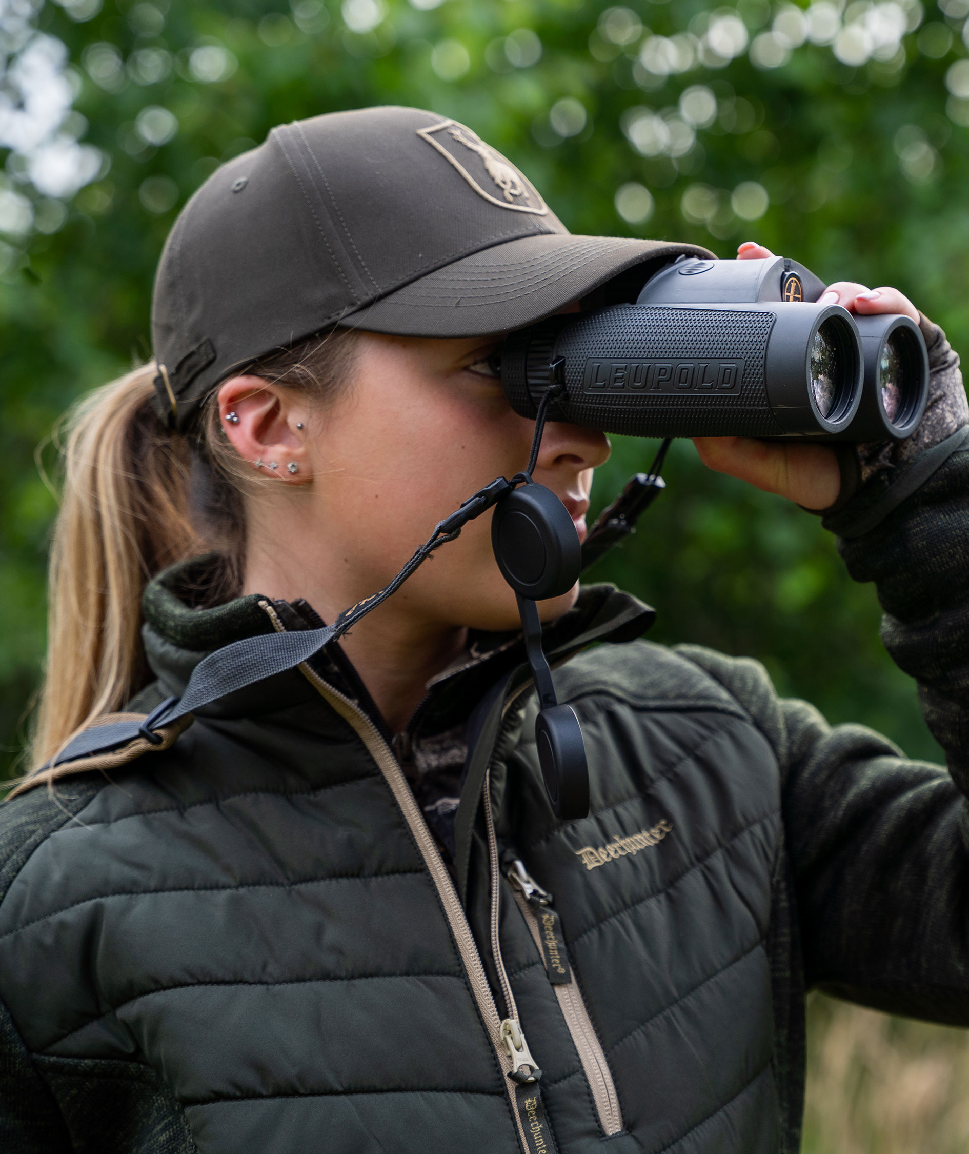 Deerhunter Moor vatteret damejakke med strik, Forest Ember, large image number 4