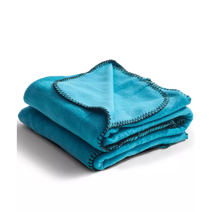 Nightingale Fleece blanket, Turquoise, Turquoise, large image number 0