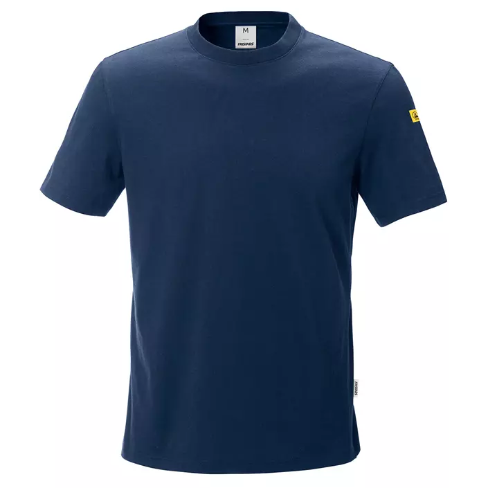 Fristads ESD T-shirt 7081, Dark Marine Blue, large image number 0