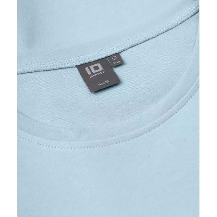 ID Interlock langermet dame T-skjorte, Light blue, large image number 3