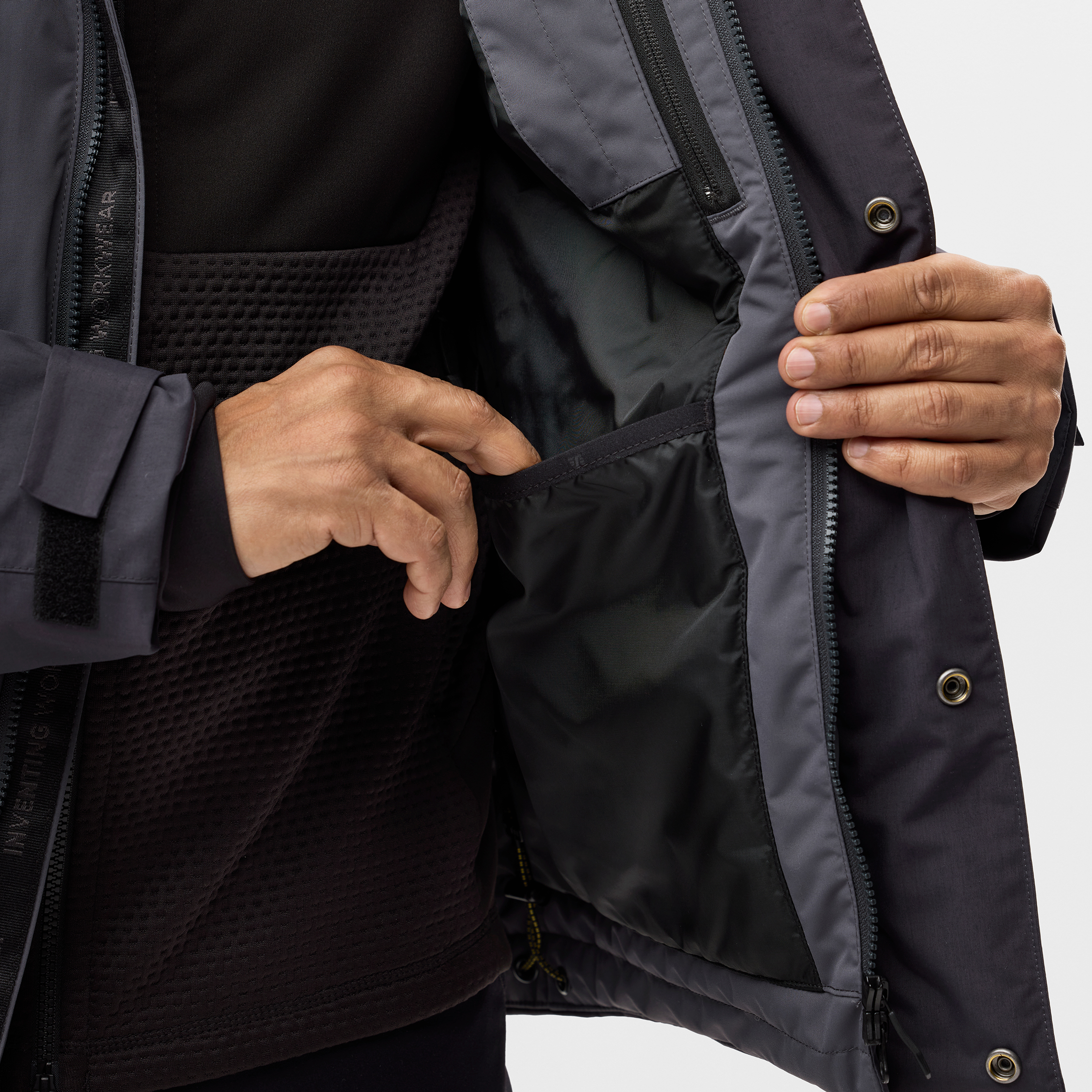 Snickers AllroundWork vinterjacka 1112, Steel Grey/Dark Steel Grey, large image number 9