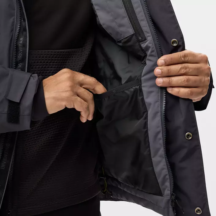 Snickers AllroundWork vinterjakke 1112, Steel Grey/Dark Steel Grey, large image number 9