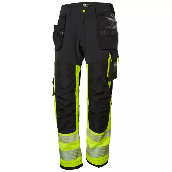 Helly Hansen ICU craftsman trousers full stretch, Hi-vis yellow/charcoal, large image number 0