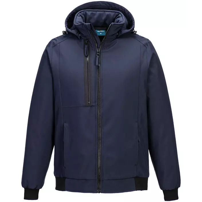 Portwest WX2 Eco softshell jacket, Dark Marine Blue, large image number 0