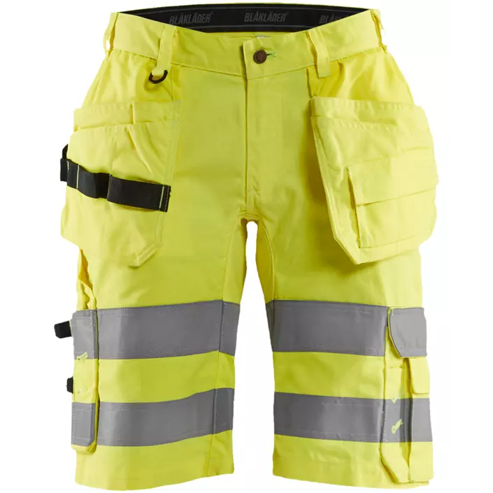 Blåkläder stretch craftsman shorts, Hi-Vis Yellow, large image number 0