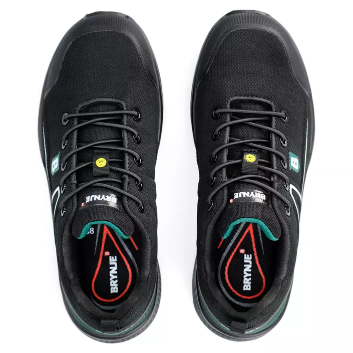 Brynje Green Sprinter safety shoes S1P, Black, large image number 3