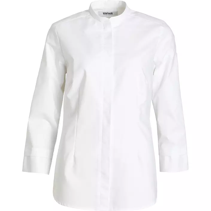 Kentaur oxford dameskjorte, 7/8 ärm, Vit, large image number 0