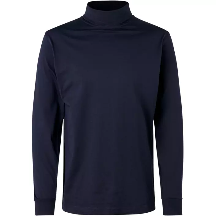 ID T-Time T-shirt with turtleneck, long-sleeved, Marine Blue, large image number 0