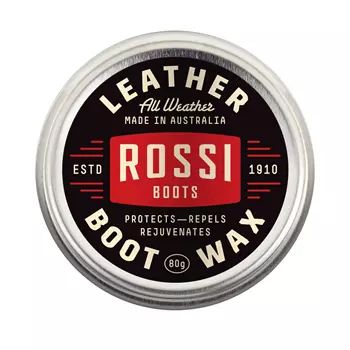 Rossi 80g All Weather leather boot wax, Transparent