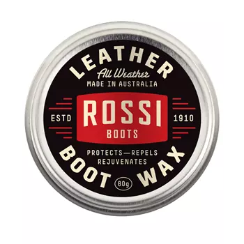 Rossi 80g All Weather boot wax lædervoks, Transparent