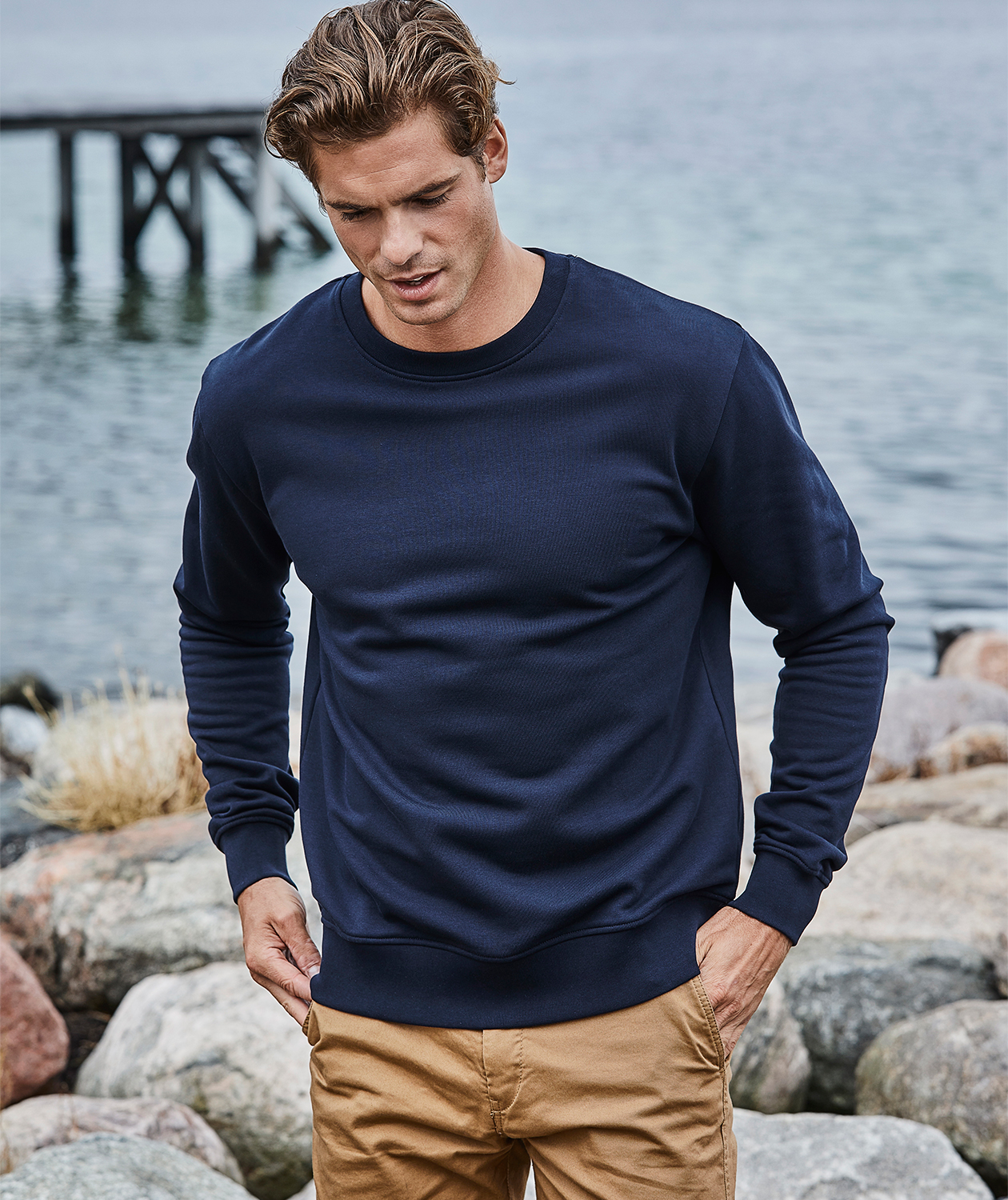 Tee Jays Power Sweatshirt, Navy