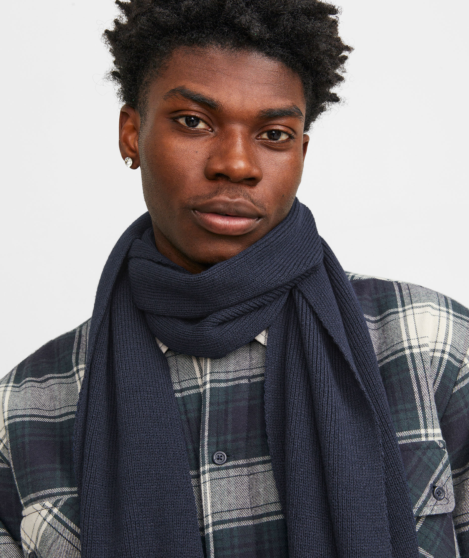 Jack & Jones JACDNA scarf, Navy Blazer, Navy Blazer, large image number 4