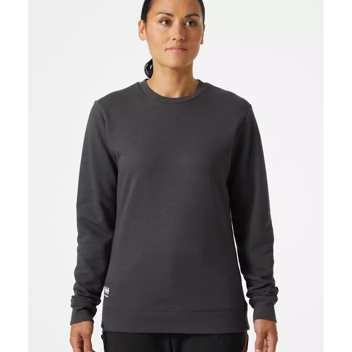 Helly Hansen Classic sweatshirt dam, Dark Grey, large image number 1