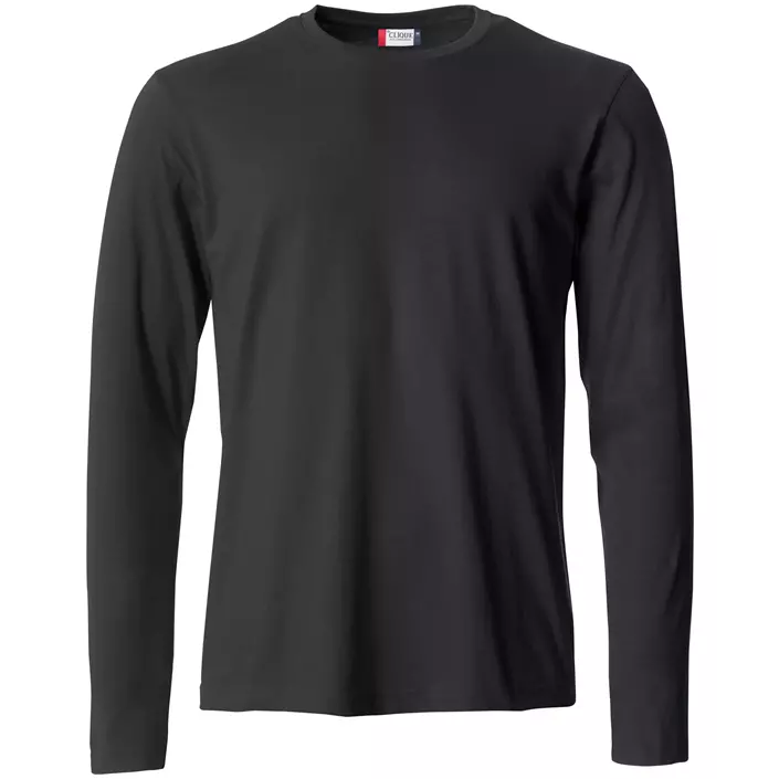Clique Basic-T långärmad T-shirt, Black, large image number 0