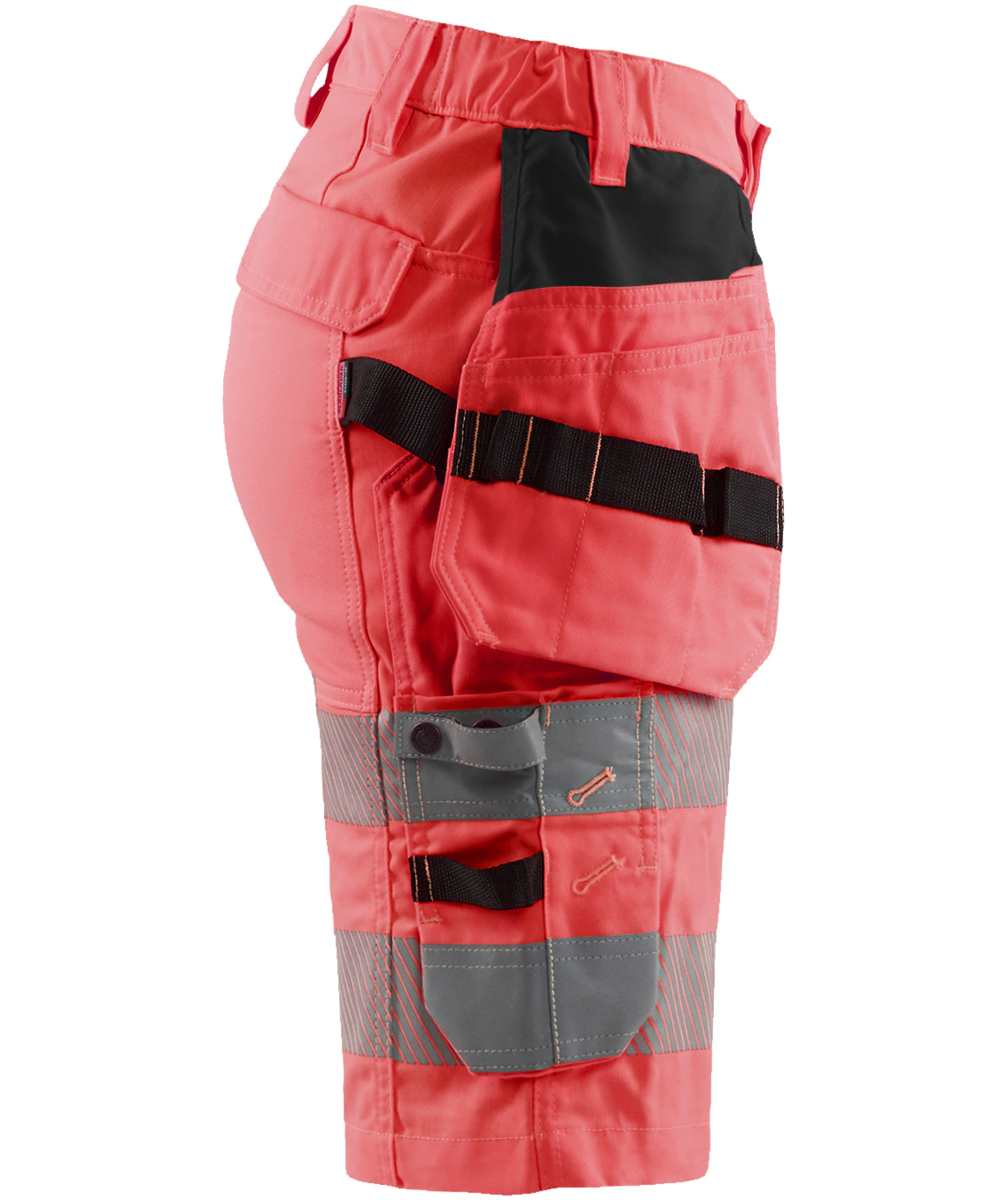 Bl&aring;kl&auml;der women's craftsman shorts, Hi-Vis Red, large image number 2