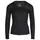 Claire Woman women's long-sleeved T-shirt with merino wool, Black, Black, swatch