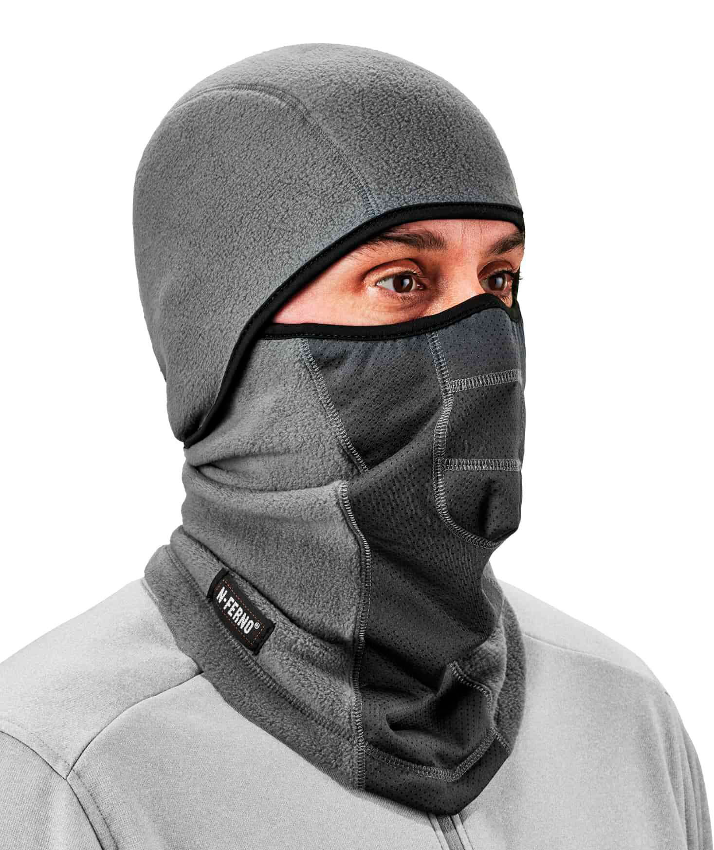 Ergodyne 6823 Fleece balaclava, vindt&aelig;t, Gr&aring;, Gr&aring;, large image number 2