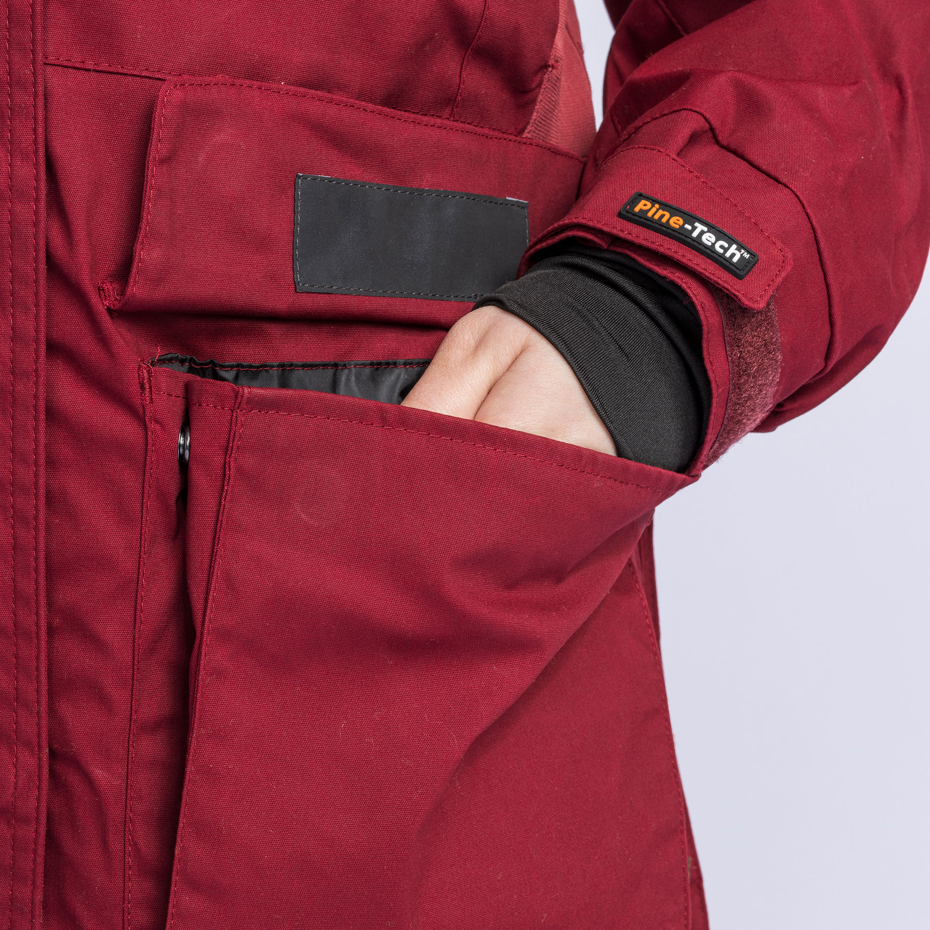 Pinewood&nbsp;Dog Sports Trainer Extreme damejakke, Dark Tomato/Dark Red, large image number 7