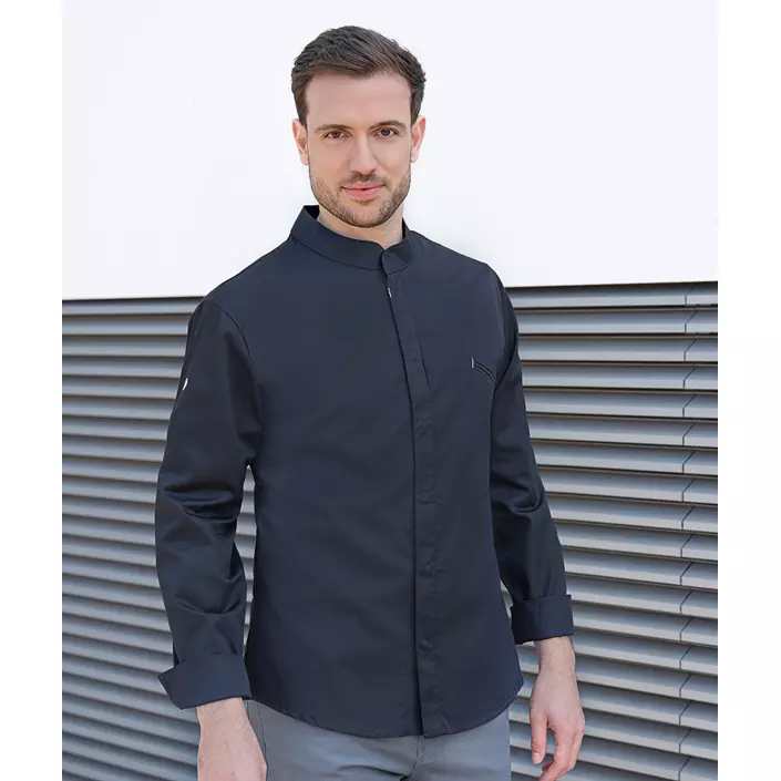 Karlowsky Modern-Touch chef jacket, Black, large image number 1