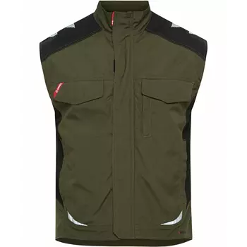 Engel Galaxy work vest, Forest Green/Black