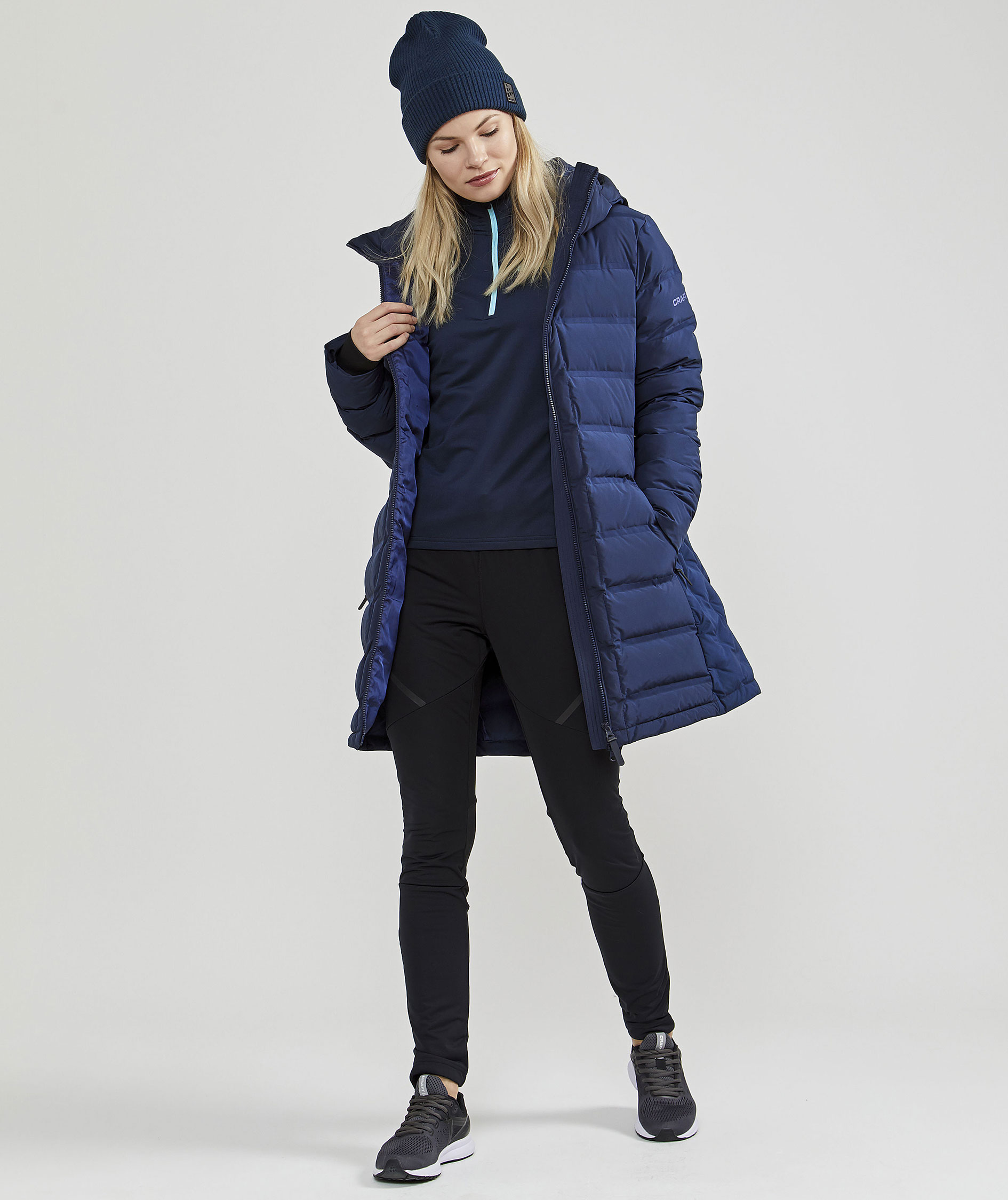 Craft Core Gain women's half zip midlayer, Blaze, large image number 1