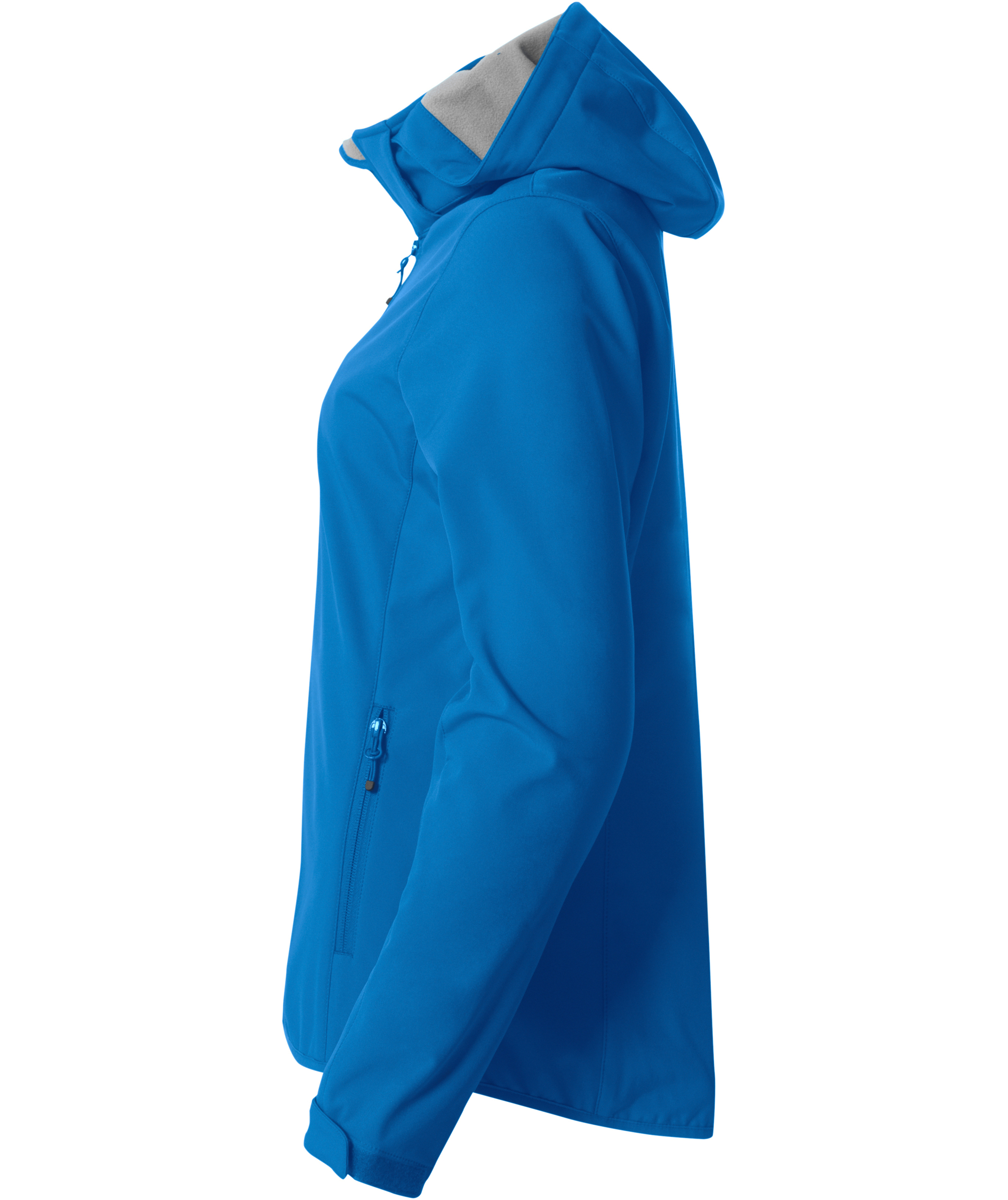 Clique Basic Hoody dame softshelljakke, Royal, large image number 4