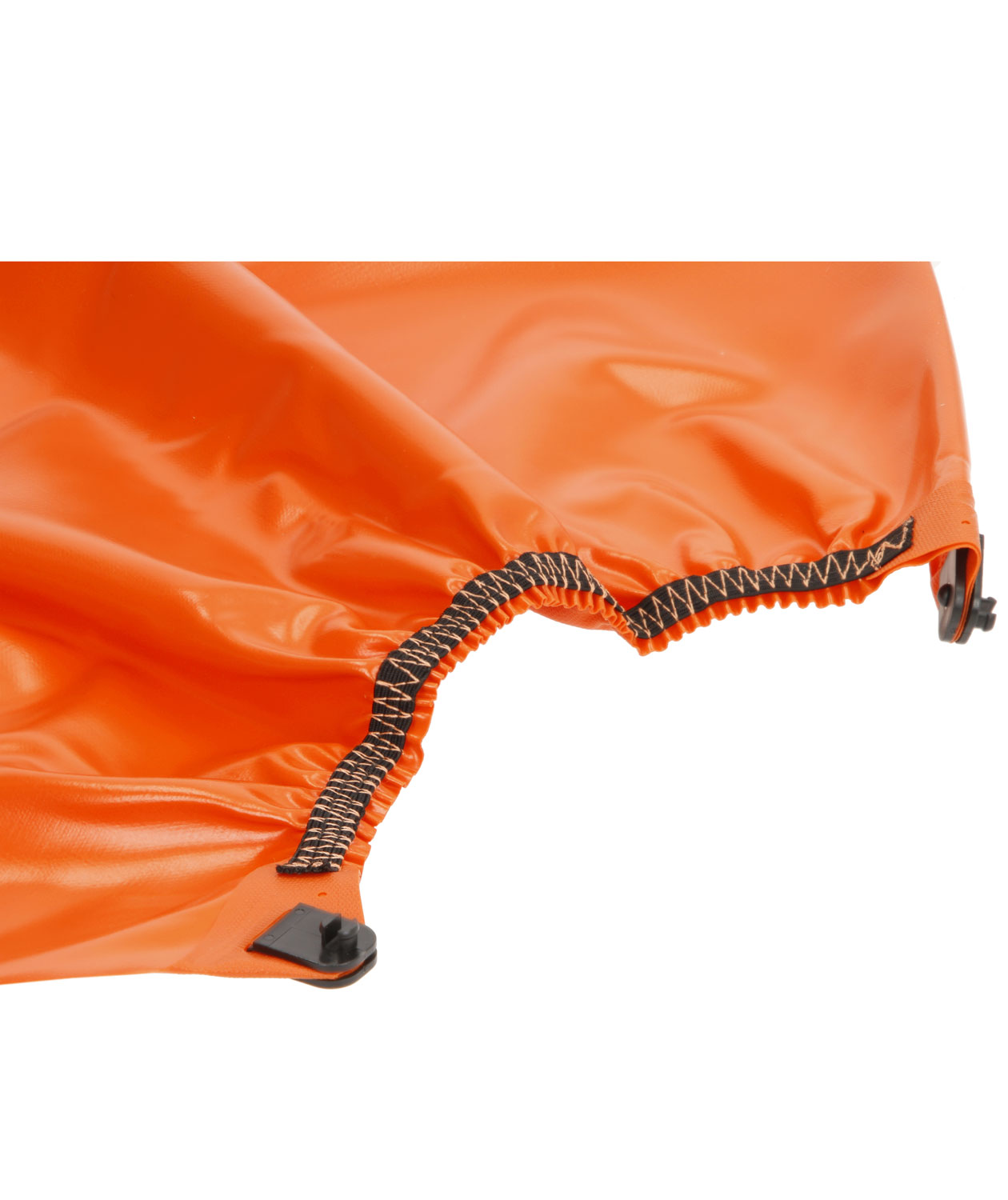 Kramp neck quard for safety helmet, Orange, Orange, large image number 2