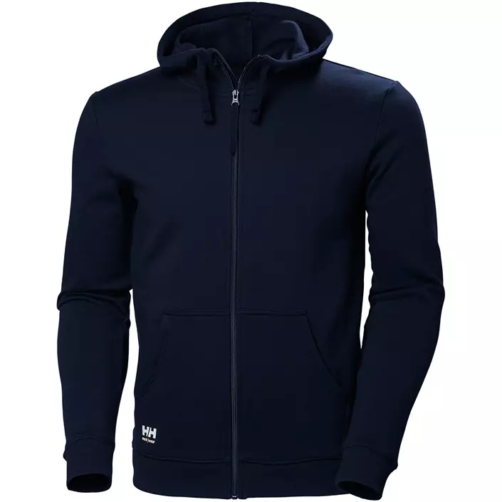 Helly Hansen Manchester hoodie with zipper, Navy, large image number 0