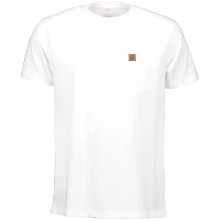 Westborn T-shirt med bröstficka, White, large image number 0