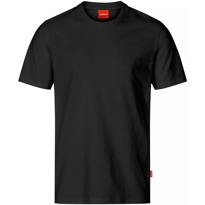 Kansas Apparel heavy T-shirt, Black, large image number 0