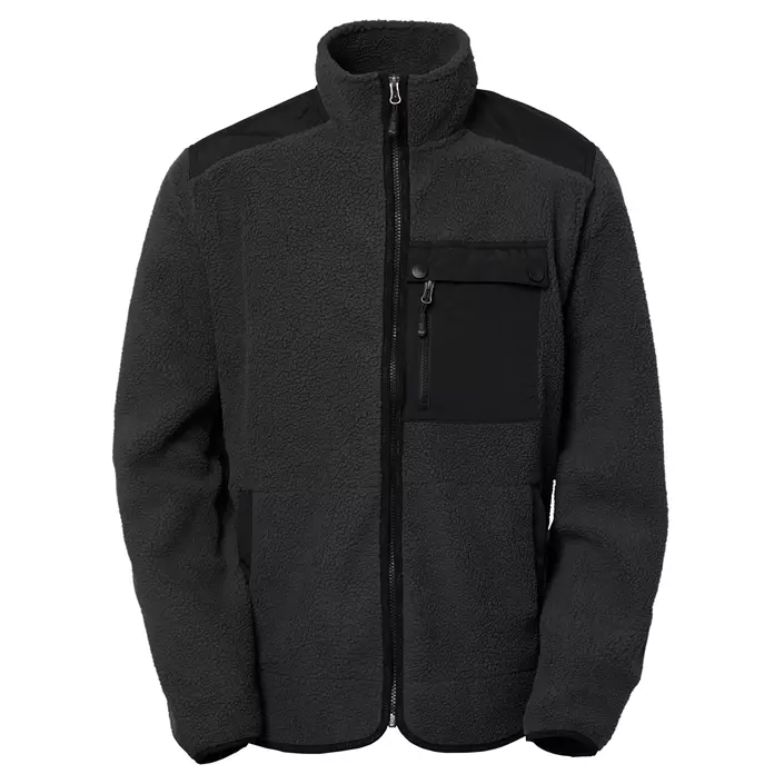 South West Paul fiber pile jacket, Dark Grey, large image number 0
