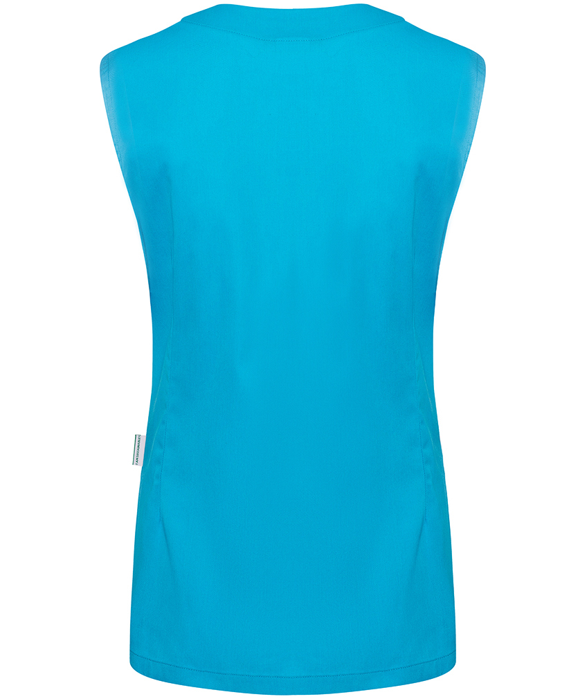 Karlowsky Essential sleeveless women's tunic, Pacific blue