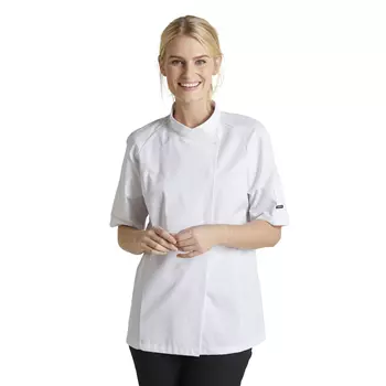 Kentaur short-sleeved women’s chefs-/waiters jacket, White