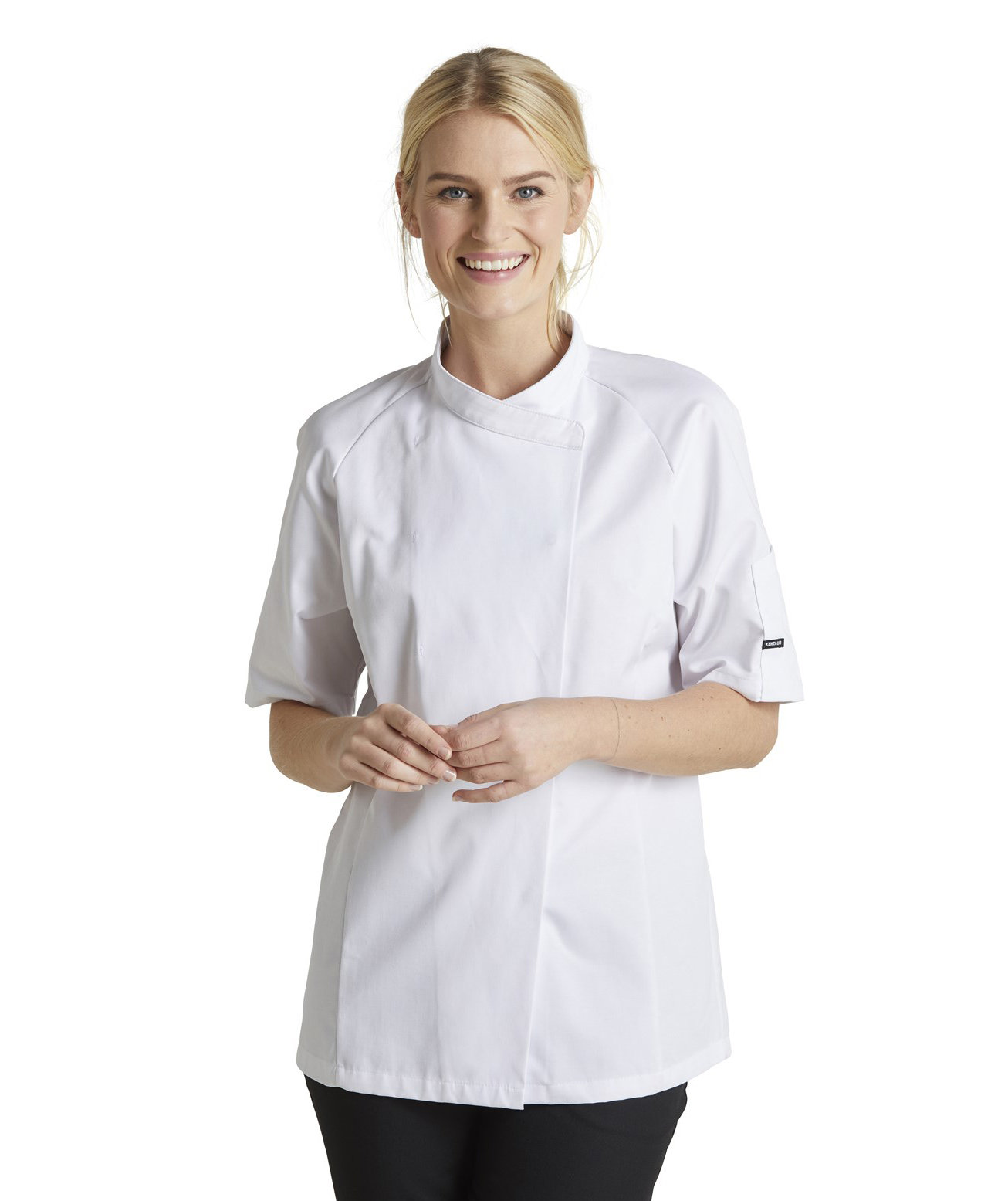 Kentaur short-sleeved women&rsquo;s chefs-/waiters jacket
