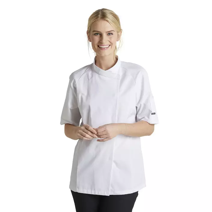 Kentaur short-sleeved women’s chefs-/waiters jacket, White, large image number 1
