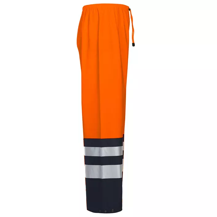ProJob rain trousers 6504, Hi-vis orange/Grey, large image number 3