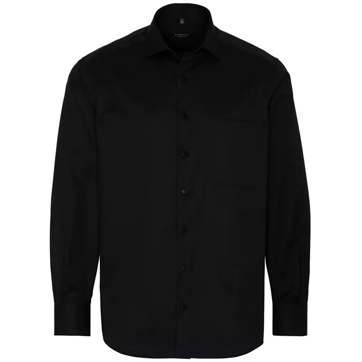 Eterna Cover Comfort fit Hemd, Black, large image number 0