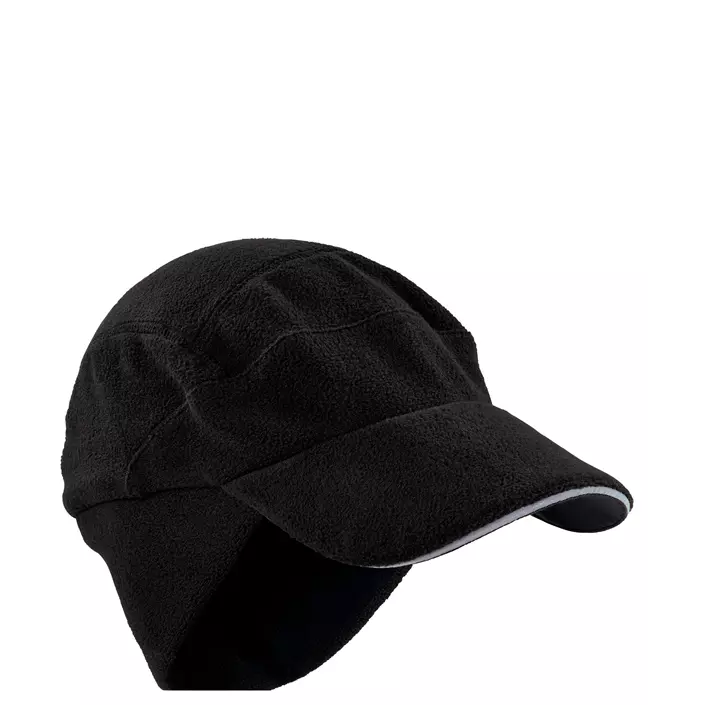 Ergodyne 6807 Winter Baseball cap w/ear flaps, Black, Black, large image number 0