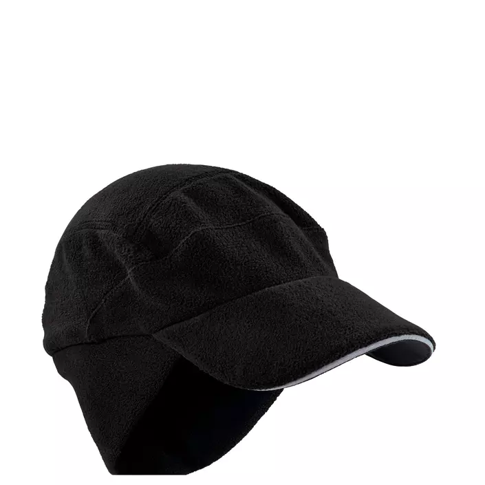 Ergodyne 6807 Winter Baseball cap w/ear flaps, Black, Black, large image number 0