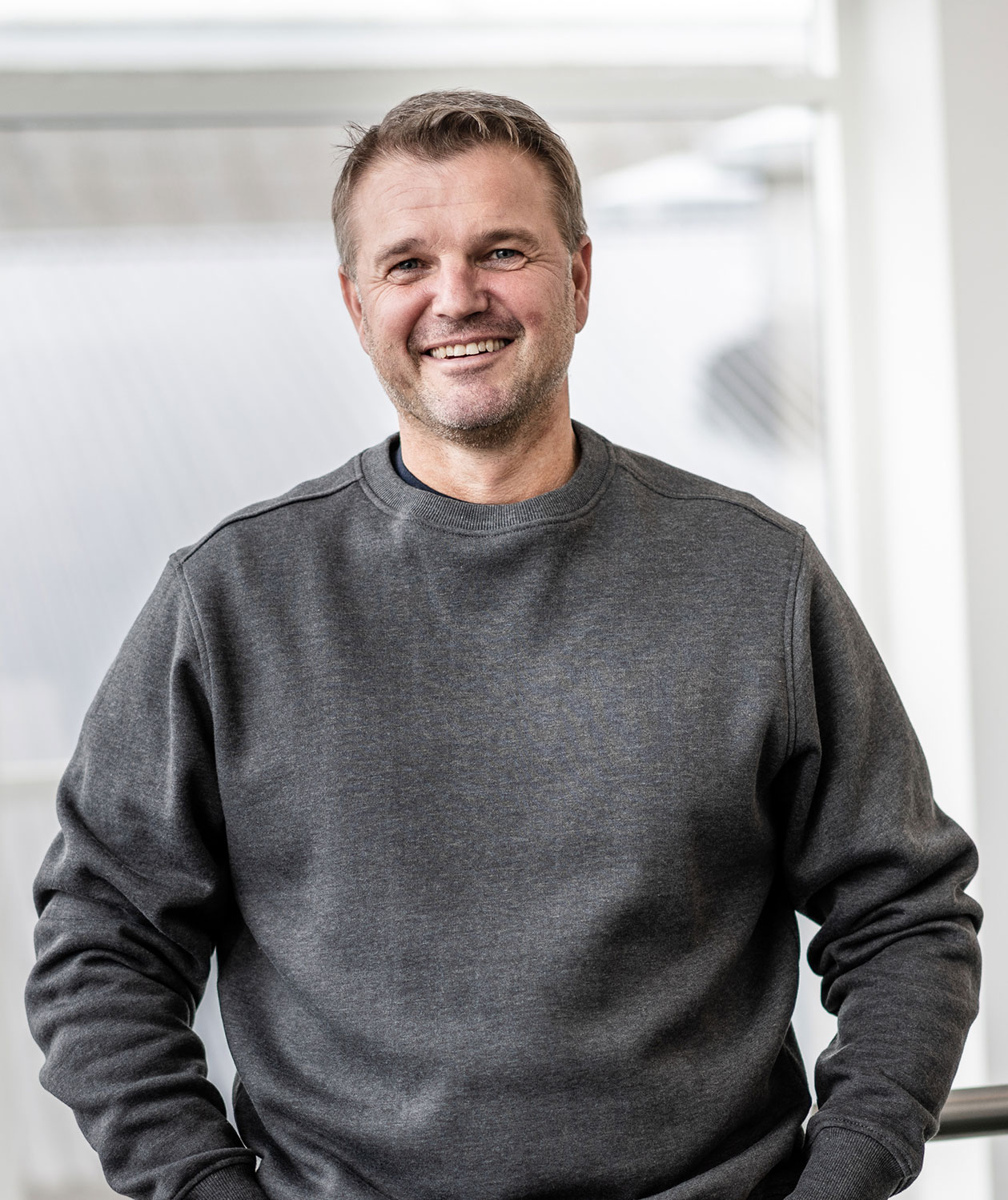 Roberto Sweatshirt, Antracit Melange, large image number 1