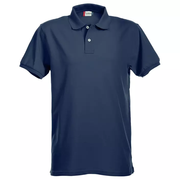 Clique Premium polo t-shirt, Mørk navy, large image number 0