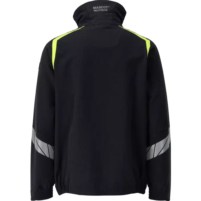 Mascot Accelerate Multisafe jakke full stretch, Mørk Marine/Hi-Vis Gul, large image number 1