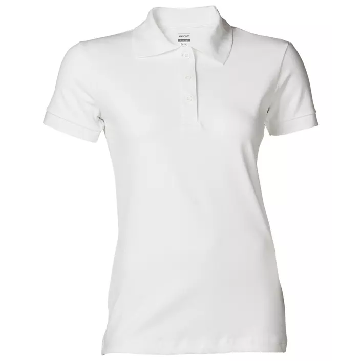 Mascot Crossover Grasse women's polo shirt, White, large image number 0