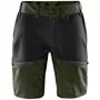 Fristads Outdoor Carbon Semistretch Shorts, Armeegrün/Schwarz