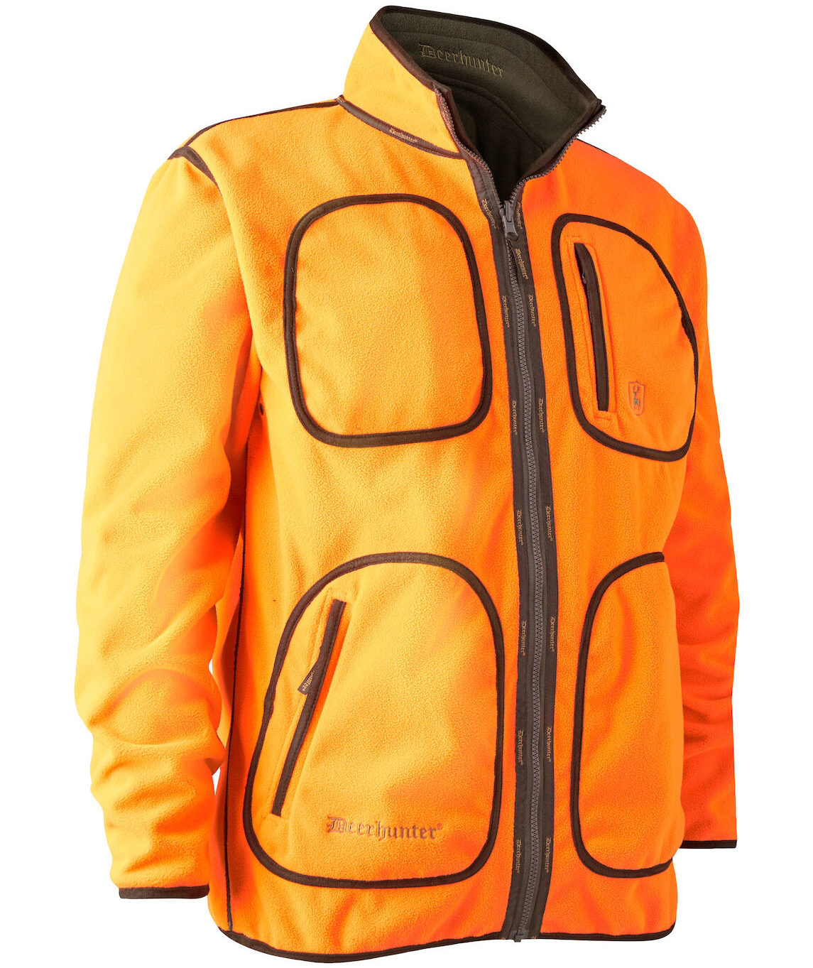 Deerhunter Gamekeeper Wende-Fleecejacke, Orange, Orange, large image number 2