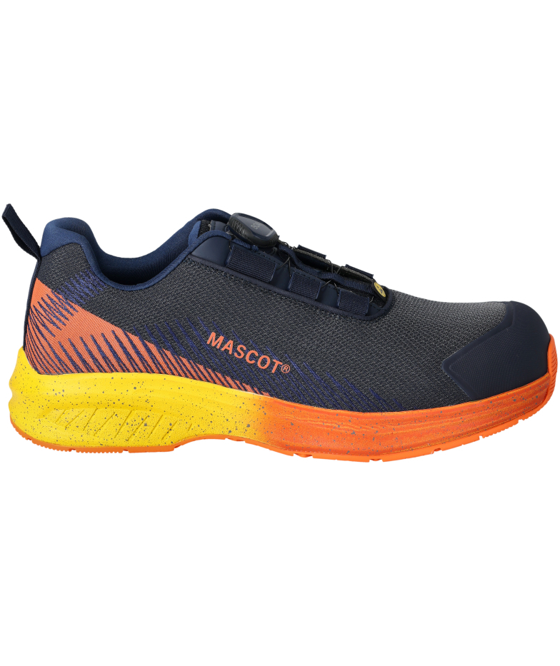 Mascot Customized safety shoes S1PS, Dark Marine/Orange, large image number 2